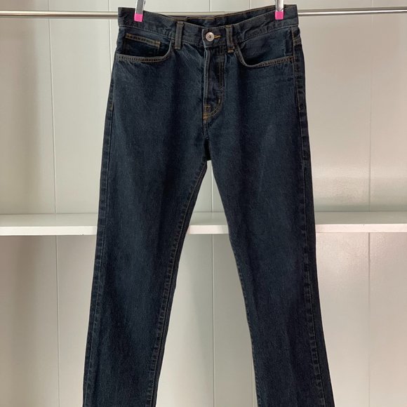 H&M Men's Straight Regular Waist | Men's Size 30x32 | Dark Blue Jean - Picture 1 of 6